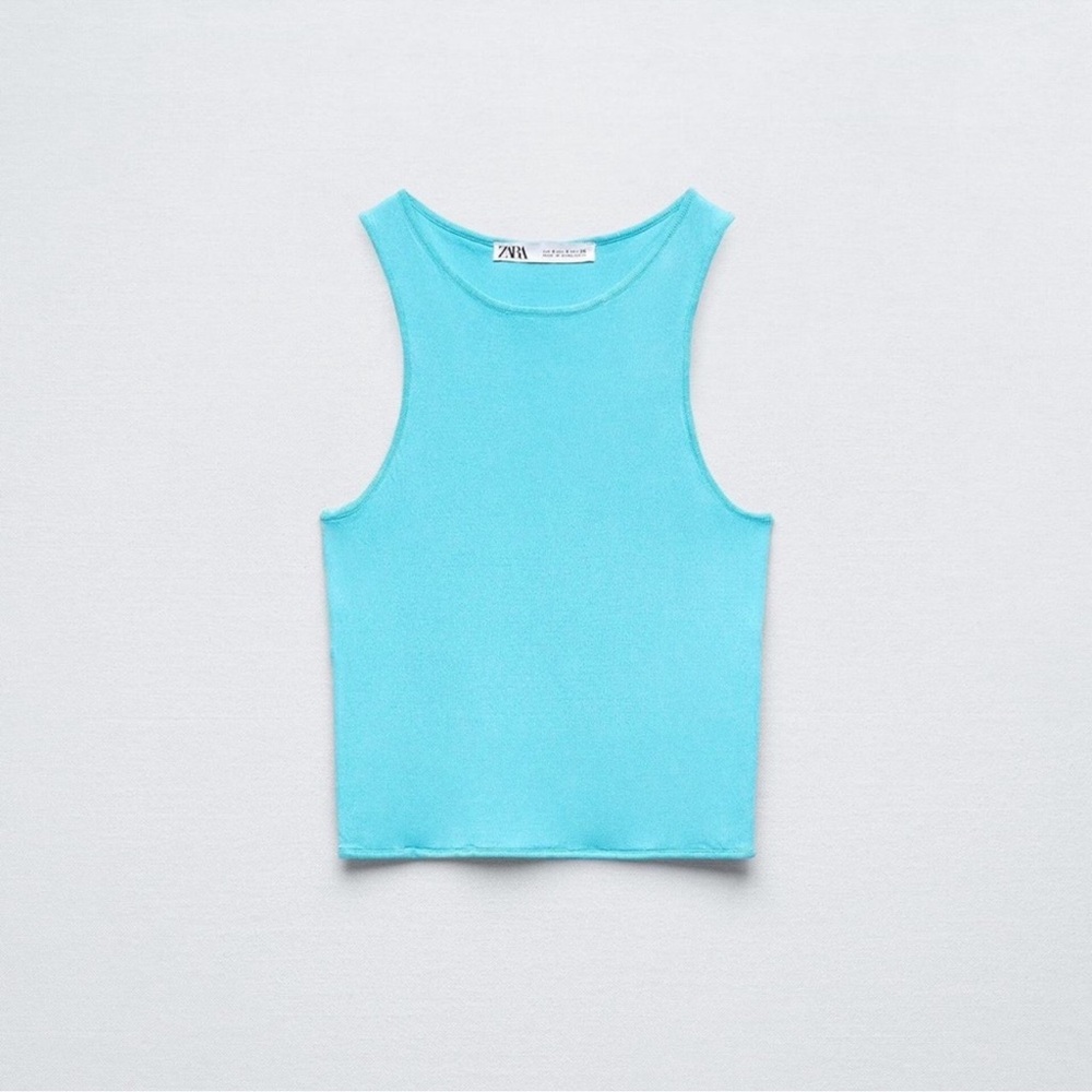 Zara Turquoise Tank Top